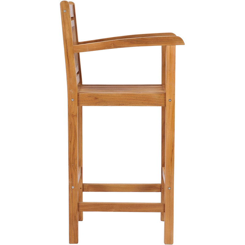 Maldives Outdoor Teak Bar Stool