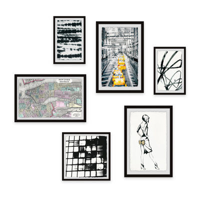 'imbriqué fabriqué' hexaptych