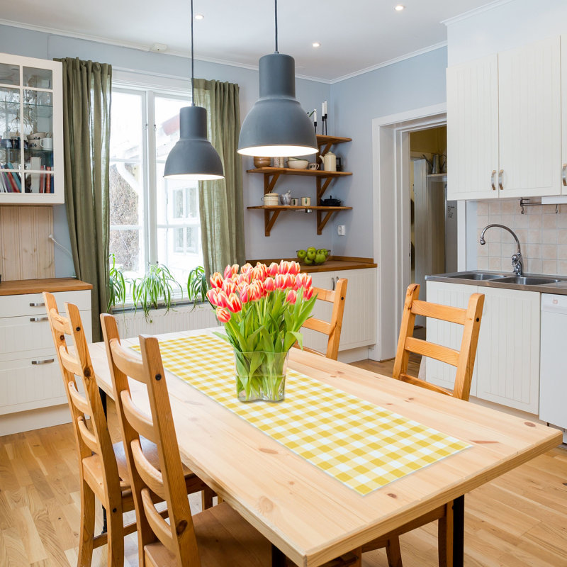 Chemin de table Linehan, Jaune, 36 po x 13 po