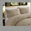 Ensembles de literie en chenille surdimensionnés Comfort & Style, brun clair, polyester