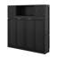 Lit escamotable double avec armoires de rangement