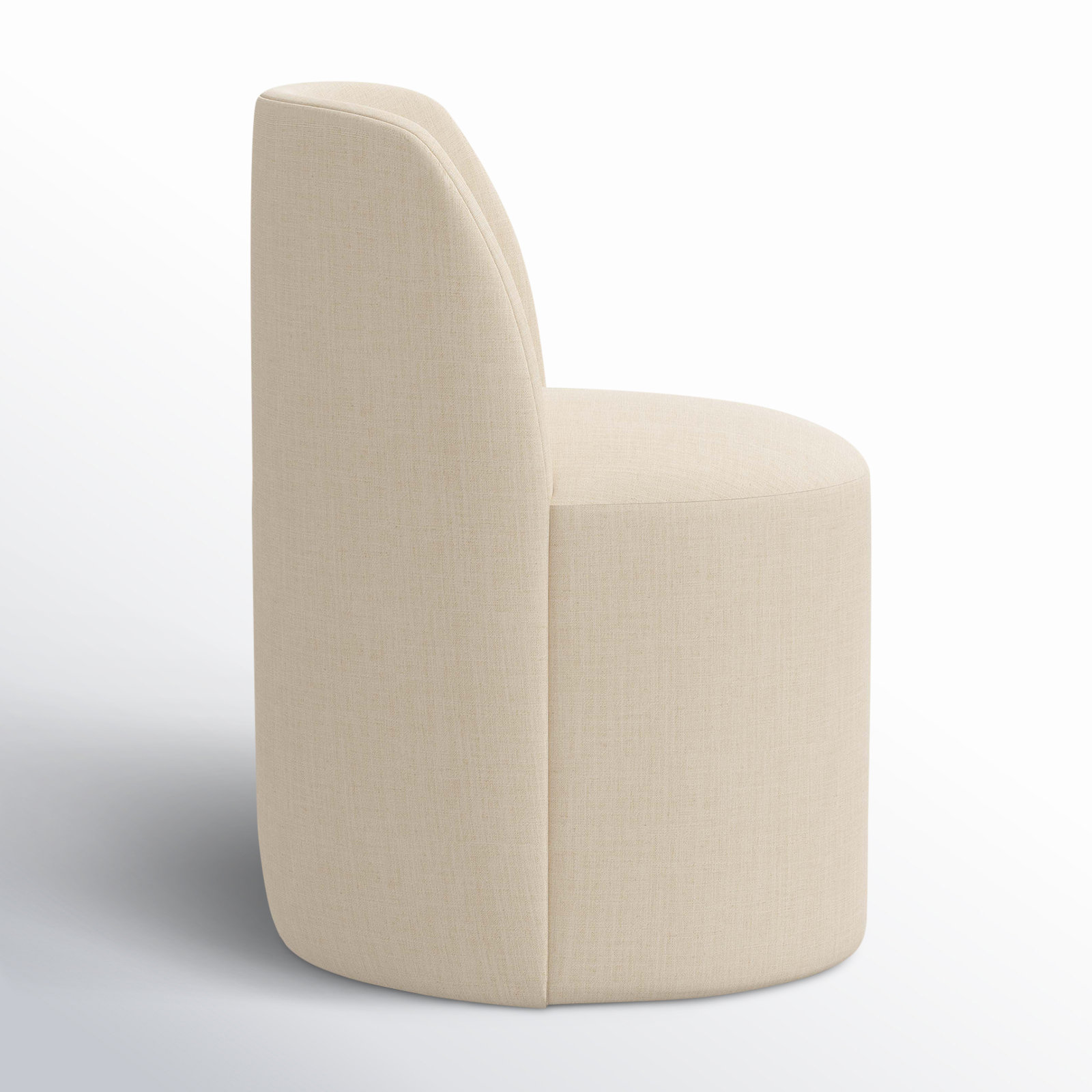 Begonia Side Chair, Classic Linen Linen
