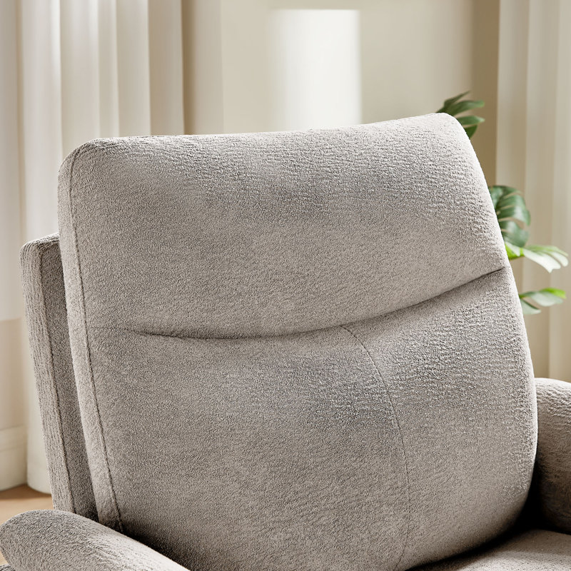 Fauteuil inclinable électrique pivotant pivotant 37 po 3 en 1, ensemble de 2, Chameau