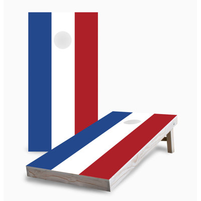 Dutch (Netherlands) Flag 2x4 Cornhole Board Set | Includes (2) Boards (8) Bags & Optional Accessories