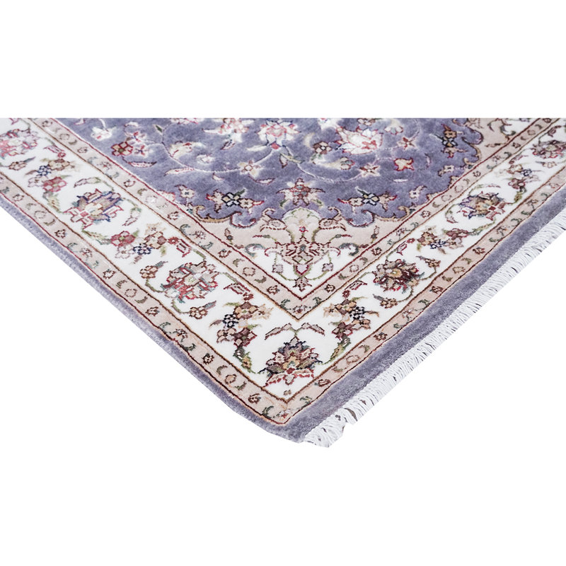 Luxurious And Intricate Walton Select Ivory And Purple Area Rug, Runner 2' 6" x 6'