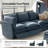 Cashin 127.5“ Modern Oversized Double-Layer Cushion Storage Sectional Sofa with Extendable Foot Pedal-185695567