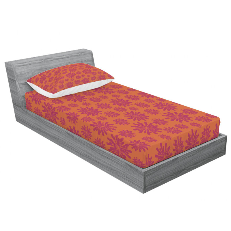 Ensemble de draps modernes Modern, Ensemble de draps pour lit simple avec drap-housse