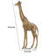 Figurine girafe Norie, sculpture texturée cuivre polyrésine 16 pouces