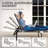Sherlyn 4-Level Adjustable Folding Beach Bed Reclining Lounger Cot Lightweight Portable Camping Hiking Backyard Outdoor Recliner Seat-41654540