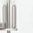 Hillcrest 4 - Light Glass and Steel Dimmable Square / Rectangle Chandelier-94230746-94230747