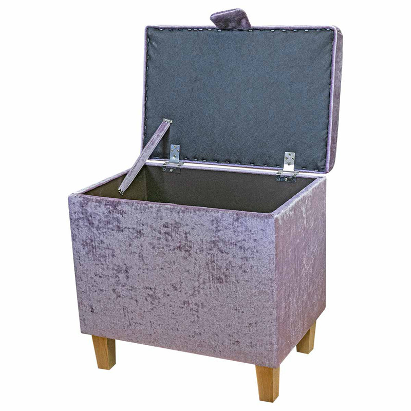 50.8cm Wide Rectangle Footstool Ottoman with Storage