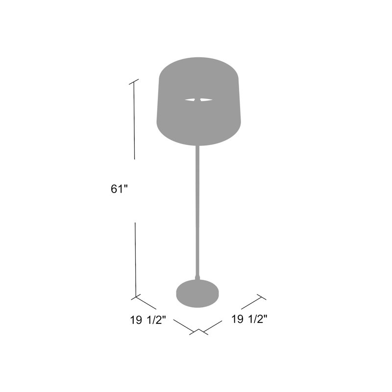 Bandit Floor Lamp, Deep Patina Bronze