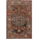 Ateao Oriental Medallion Red and Beige Soft Low Pile Area Rug