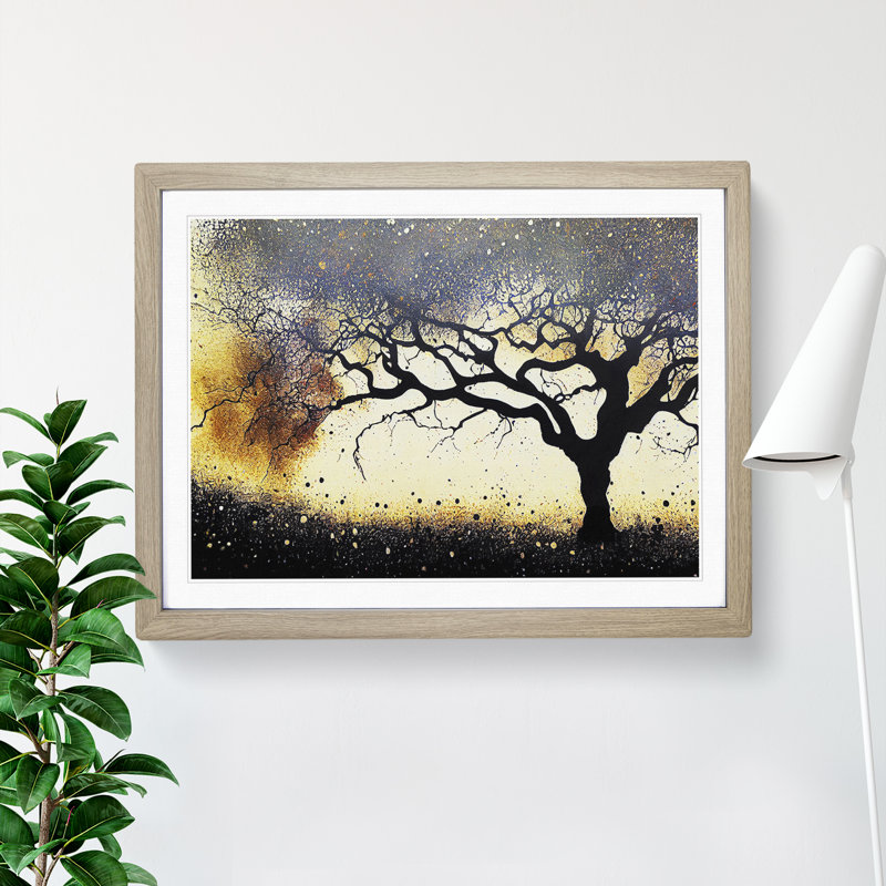 Delicious Oak Tree - Framed Print, 46cm H x 64cm W x 2cm D, Oak