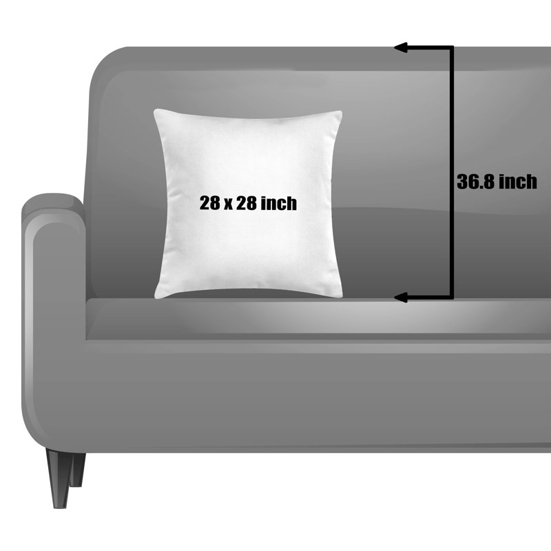 Hippie Pillow Cover, Square, 20"H x 20"W