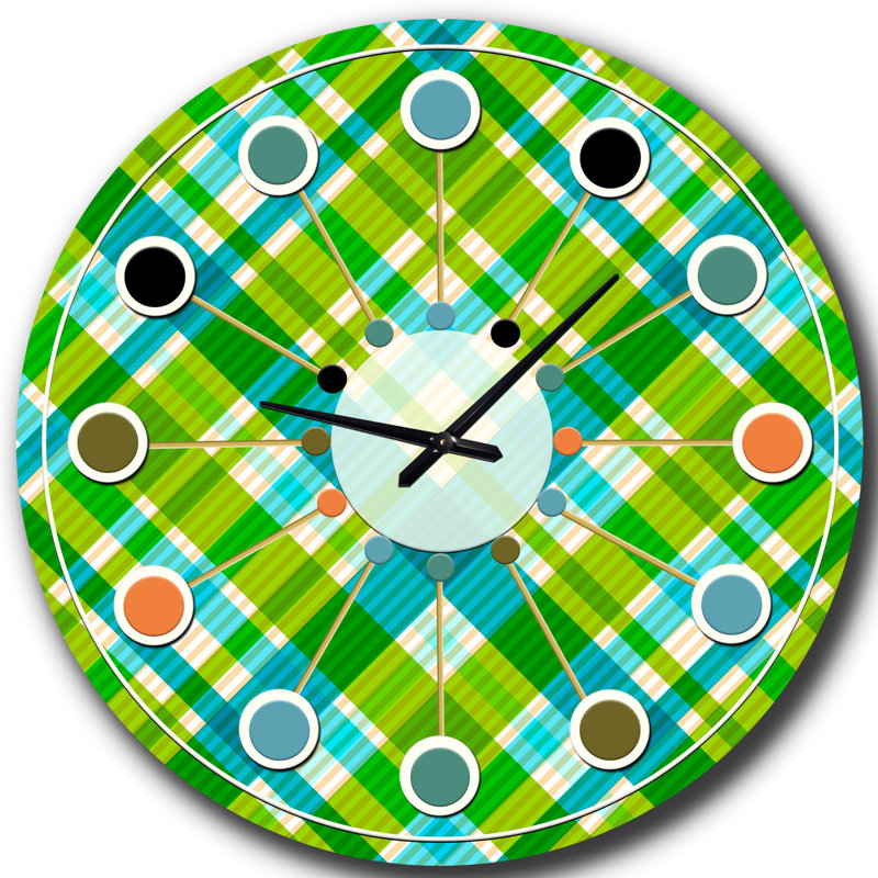 Horloge murale Tartan, Grand