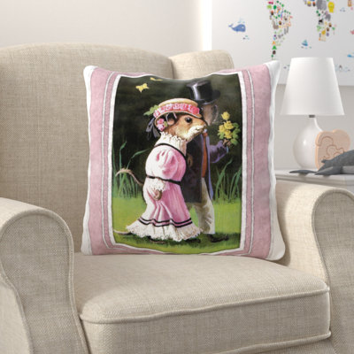 Swingle Outdoor Reversible Throw Pillow