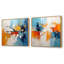 Courtepointe en papier - ensemble de 2 collages carrés abstraits-1430783326-1430783327