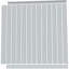 Panneau mural Deluxe en PVC blanc-43142409