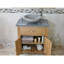 Deckert 750 mm Freestanding Single Vanity with Vessel Stone Basin-37305155-37341796