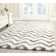 Carignan Chevron Cotton Hand Woven Area Rug