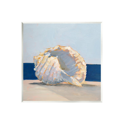 «Stupell Industries Nautical Conch», peinture sur plaque murale par Ethan Harper