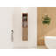 Armoire de salle de bain avec portes à fermeture en douceur et contreplaqué d'apparence moderne