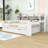 Wood Daybed with 2 Storage Drawers and Study Desk-866262455-866262449