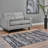 Tiena Leather Sofa & Loveseat & Chair Set, Gray