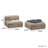 Cylar 2-Piece Upholstered Modern Velvet Armless Modular Sofa With Ottoman-2003772292