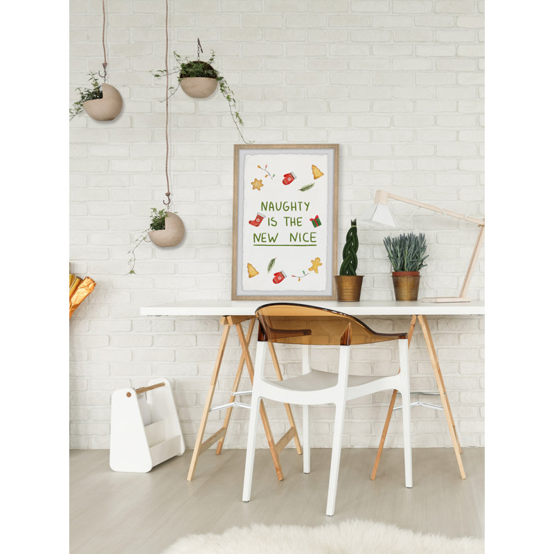 Naughty But Nice - Single Picture Frame Print, 30cm H x 20cm W x 3.81cm D