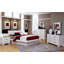 Lit plateforme blanc Chenell-790805106