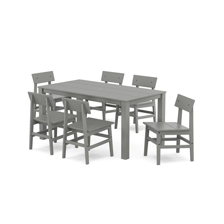 AllModern Chair 7-Piece Parsons Dining Table Set
