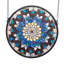 Tiffany Peacock Feather Medallion Stained Glass Window