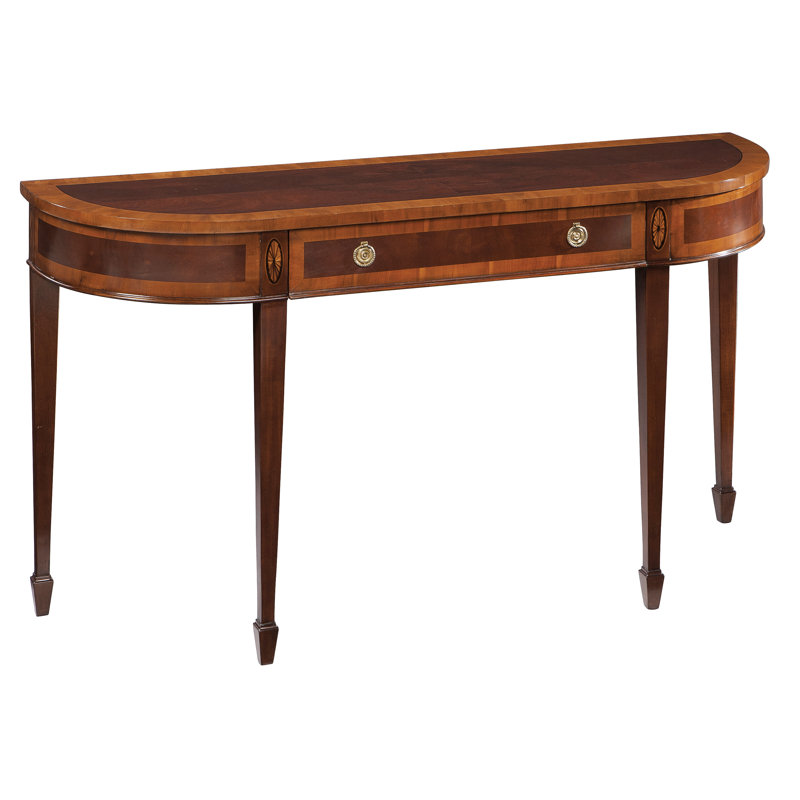 Raybon 52.75'' W Solid Wood Console Table