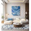Mystic Rectangle Abstract Hand Tufted Wool Area Rug in Navy-1371237935