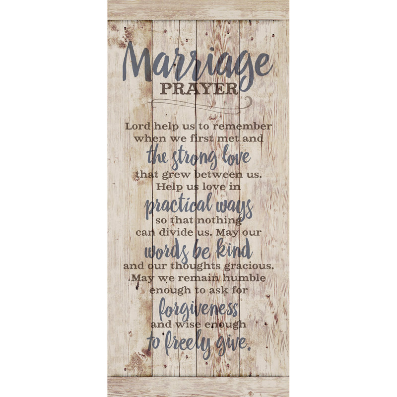 " Marriage Prayer… "