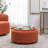 Savinien Upholstered Round Storage Ottoman-924381050
