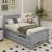 Herline Twin Size Platform Bed with Trundle and Drawers-1518393392