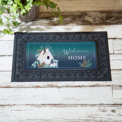 Tapis de bienvenue Welcome Home Winter Bird House