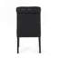 Ensemble de 2 chaises touffetées à roulettes-869915218
