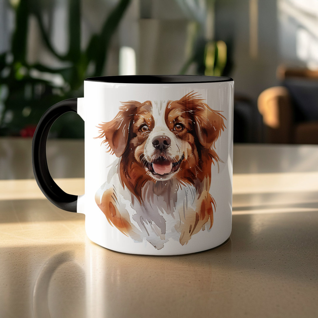 Set of 3 – Watercolor Chow Chow Design 11oz Coffee Mug