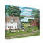 « summer souvenirs grange », reproduction de photo sur toile tendue-31878472