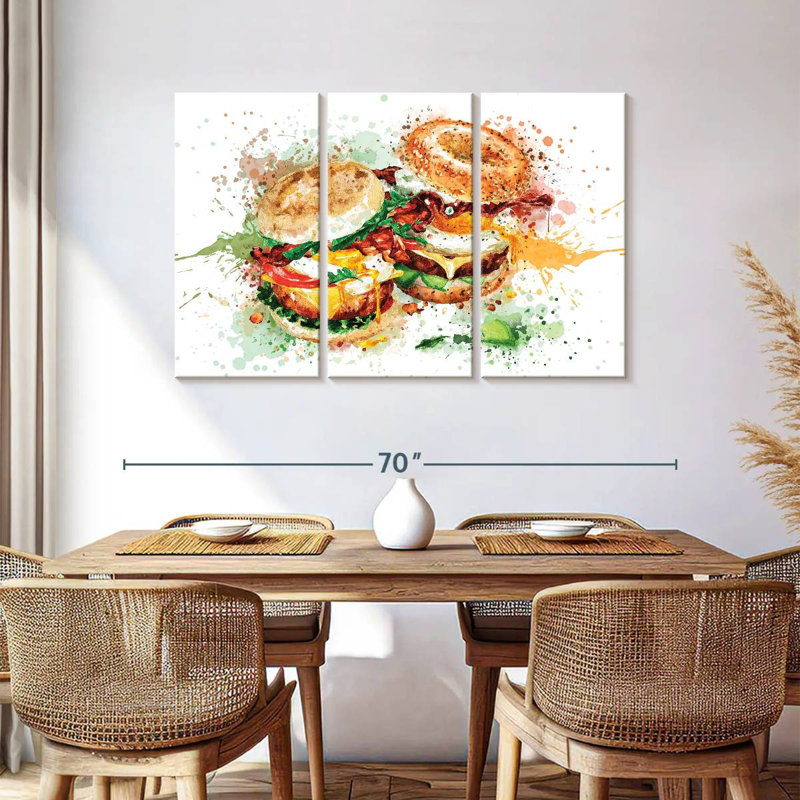 Yarlin Sandwiches Splash, 36" H x 57" W