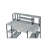 All Purpose Gray Finish Writing Desk-1230469040