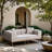 Madeleine 71" Resilient Water Resistant Olefin Fabric Upholstered 2Pc. Outdoor Patio Modular Loveseat-369347412