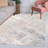 Slant Modern Abstract Beige/Gray Rug-254110840
