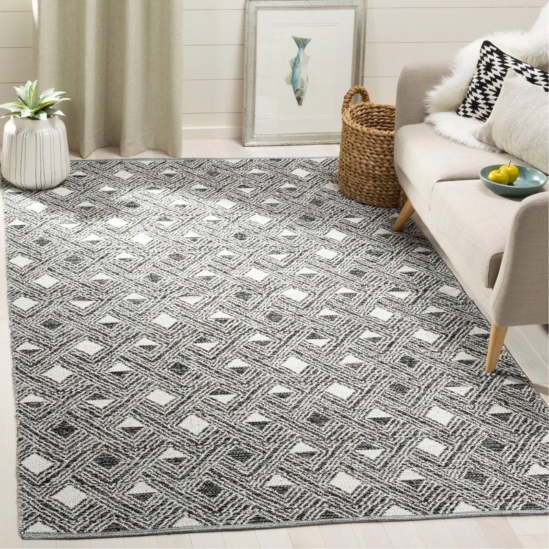 Dominica Hand Woven Performance Geometric Rug, Rectangle 8' x 10'
