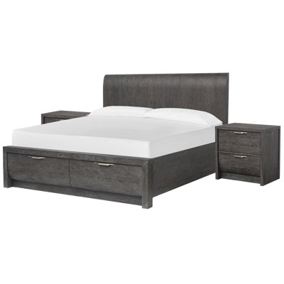 Seibert Queen Panel Storage Bed With 2 Nightstands