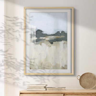 Brushstroke Badlands II -Framed Print